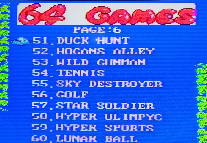 Cartucho NES 64 jogos original cinza - Imagem 9