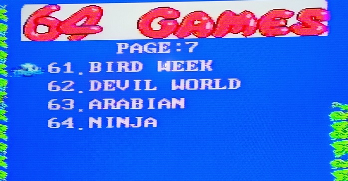 Cartucho NES 64 jogos original preto - Imagem 10