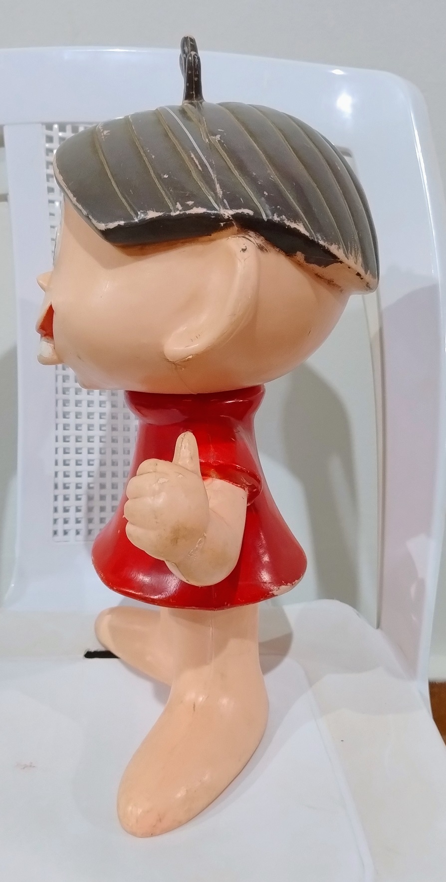 Mônica antiga de plástico 30cm - Imagem 2