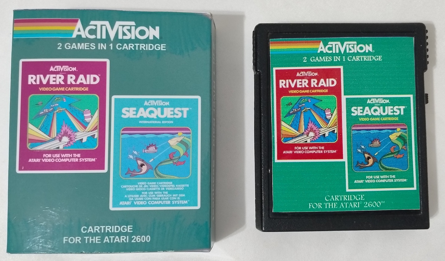 River Raid + Sea Quest Atari