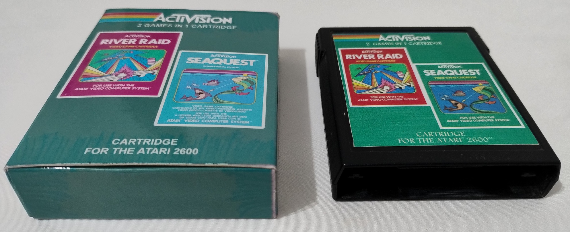 River Raid + Sea Quest Atari - Imagem 2