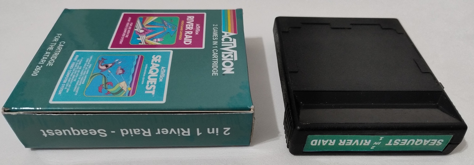 River Raid + Sea Quest Atari - Imagem 3