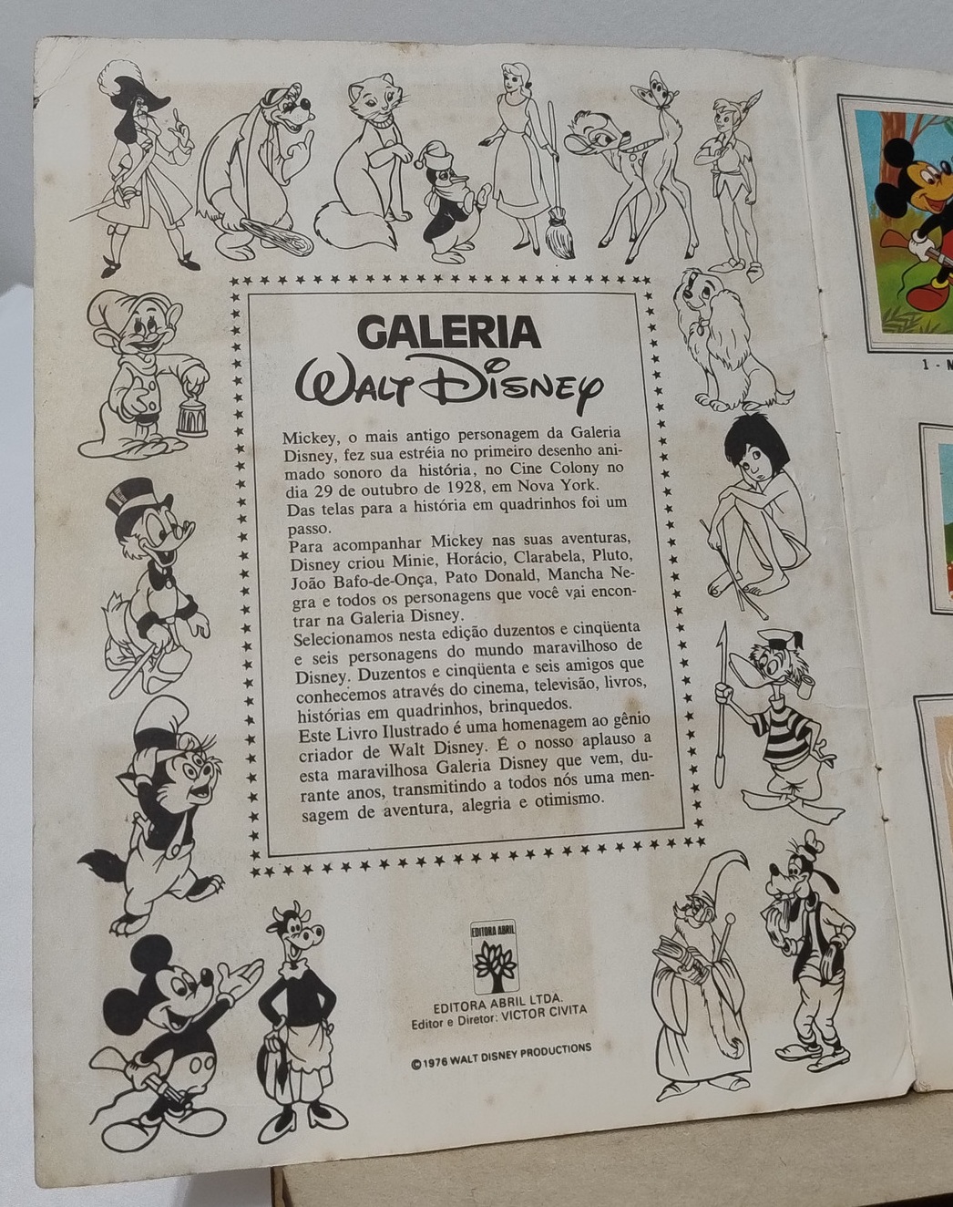 Álbum Walt Disney 1976 completo - Imagem 8