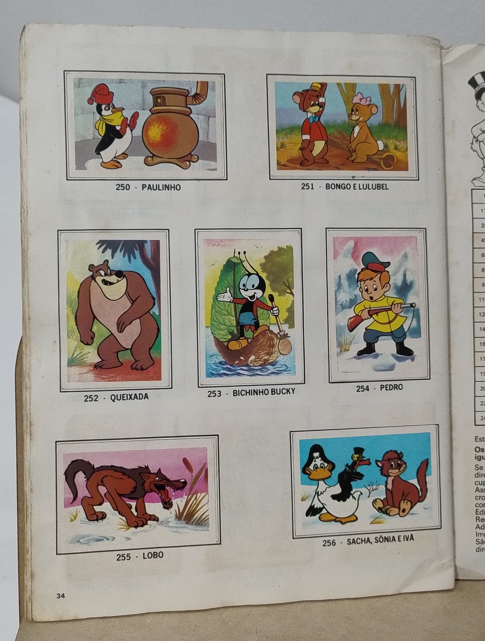 Álbum Walt Disney 1976 completo - Imagem 10