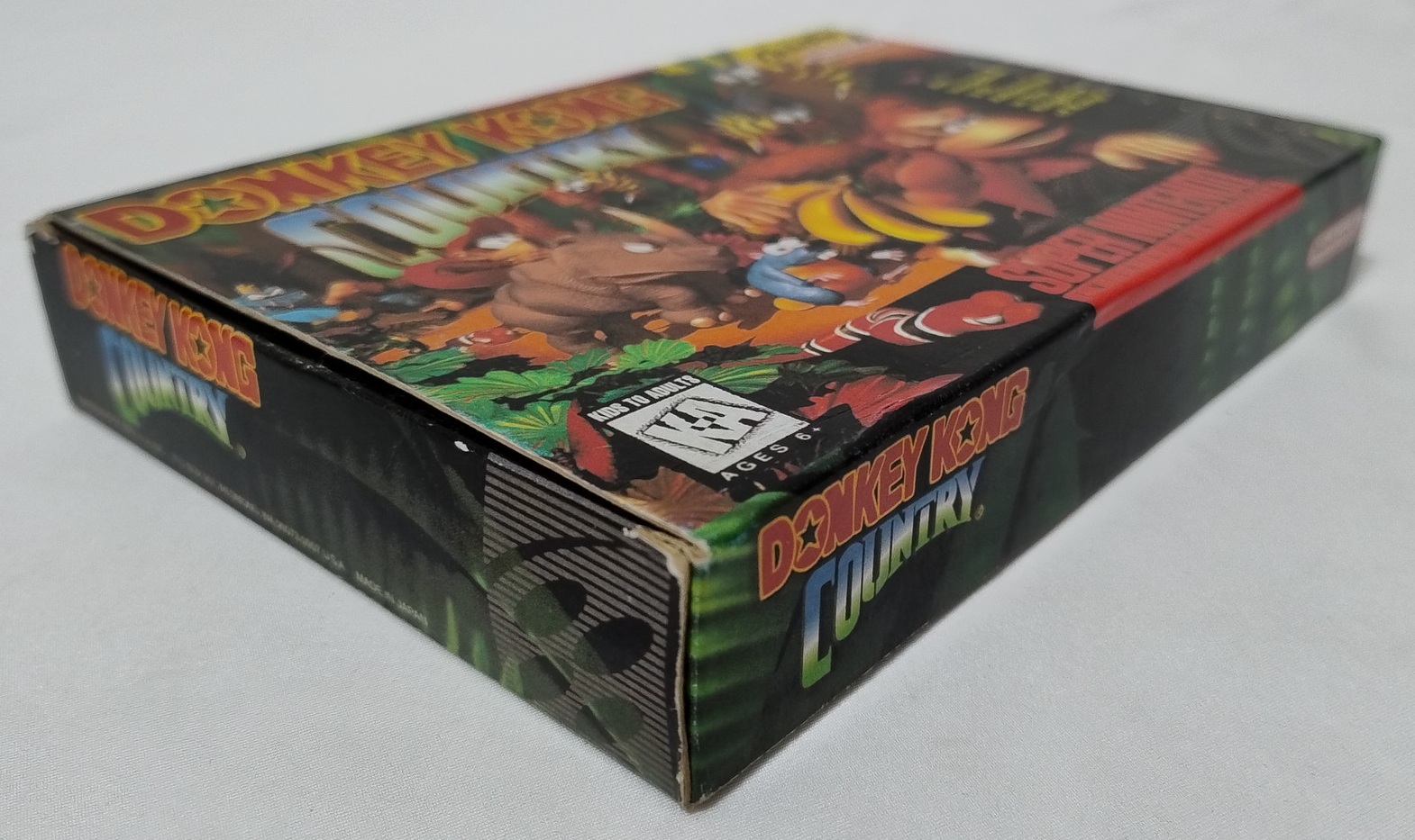 Donkey Kong Country SNES paralelo novo + caixa original e berço - Imagem 2