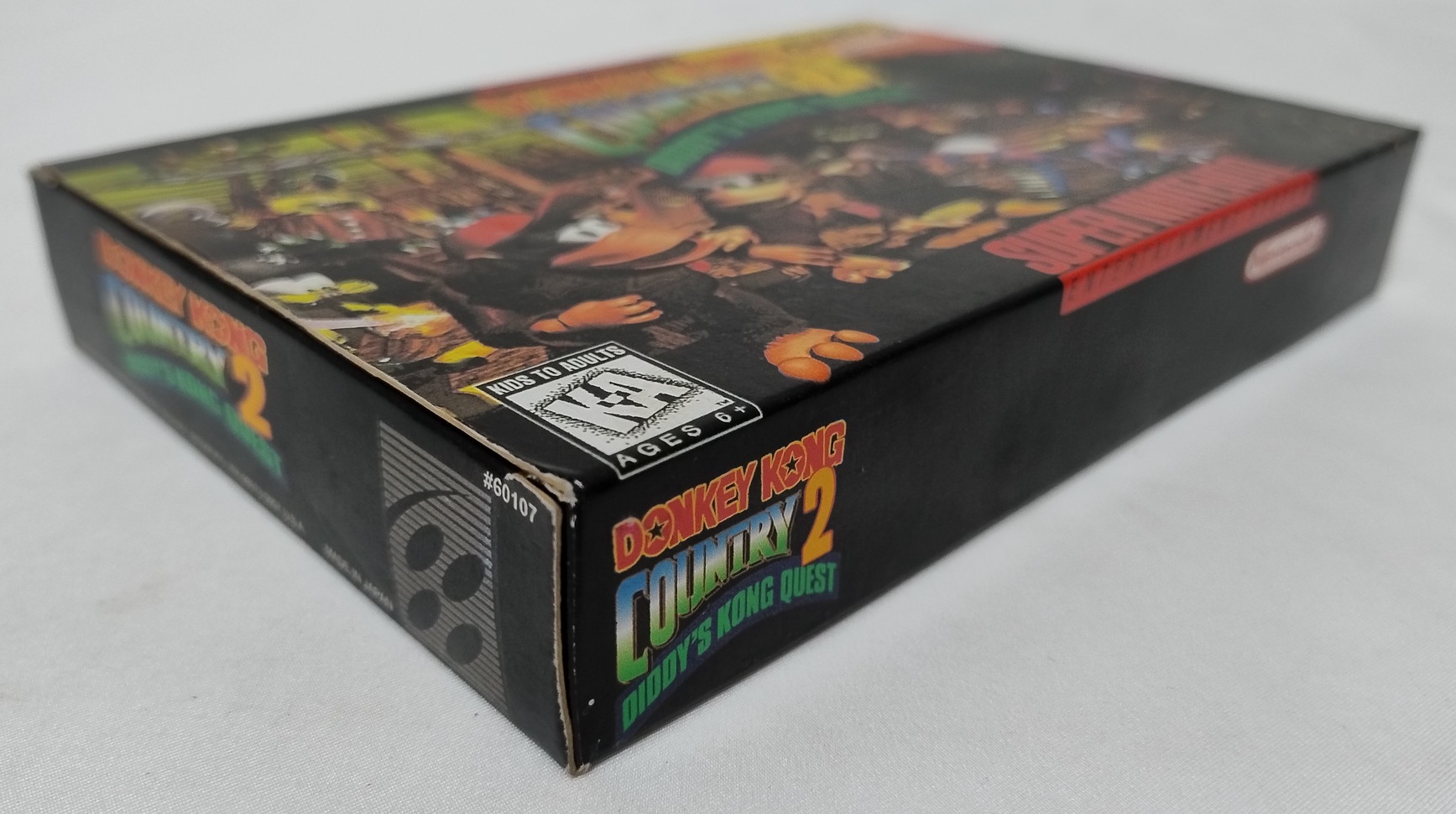 Donkey Kong Country 2 SNES paralelo novo + caixa original e berço - Imagem 2