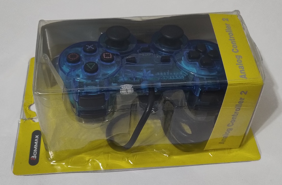 Controle Azul no Blister PS2 - Imagem 3