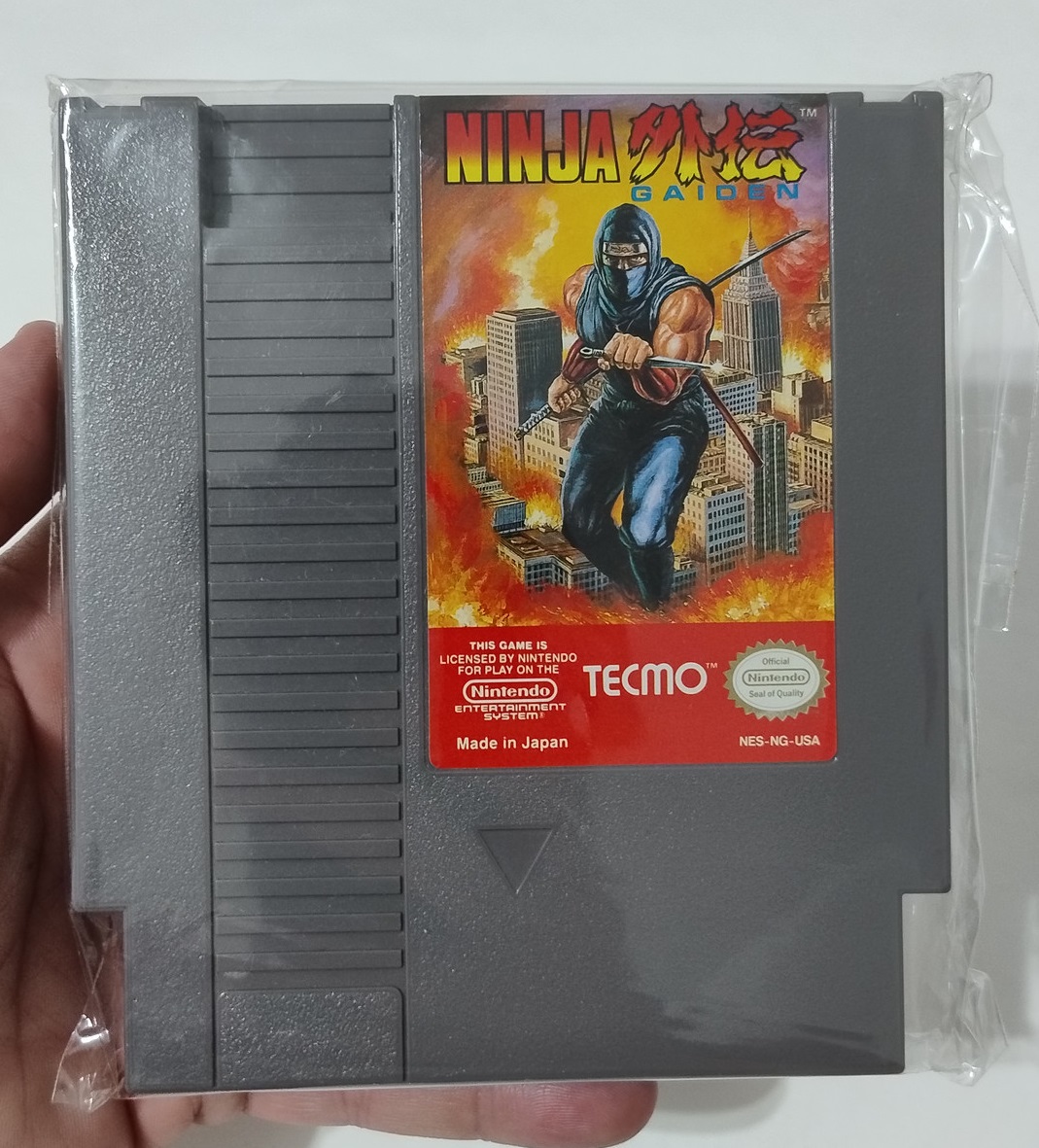 Ninja Gaiden NES original americano 72 pinos