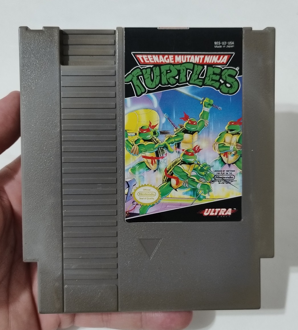 Tartarugas Ninja NES original americano 72 pinos