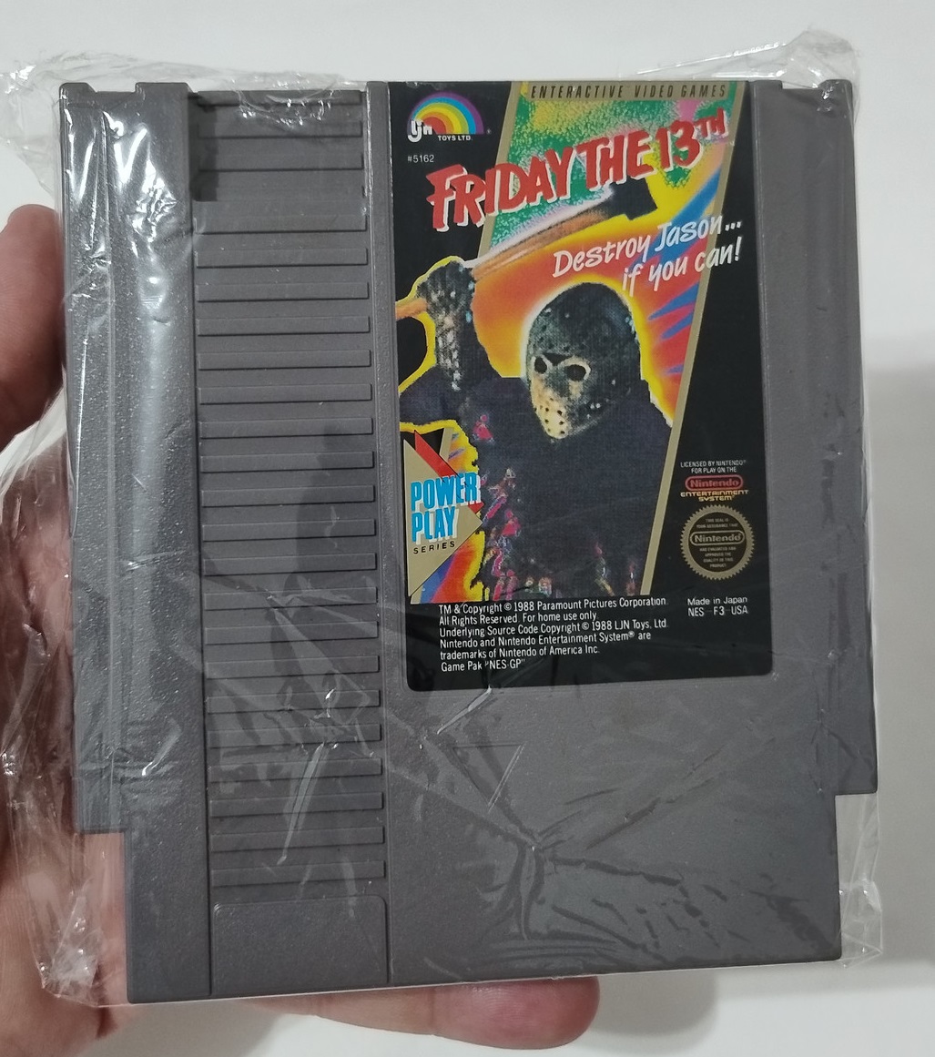 Friday 13th (Sexta-feira 13) NES original americano 72 pinos