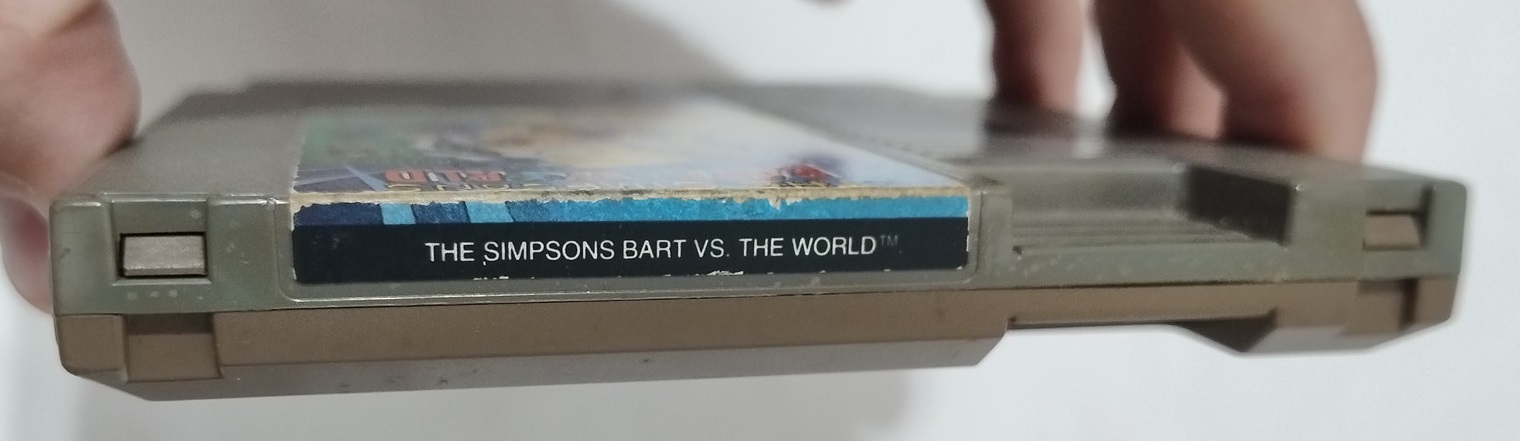 Bart Simpson vs The World NES original americano 72 pinos - Imagem 2