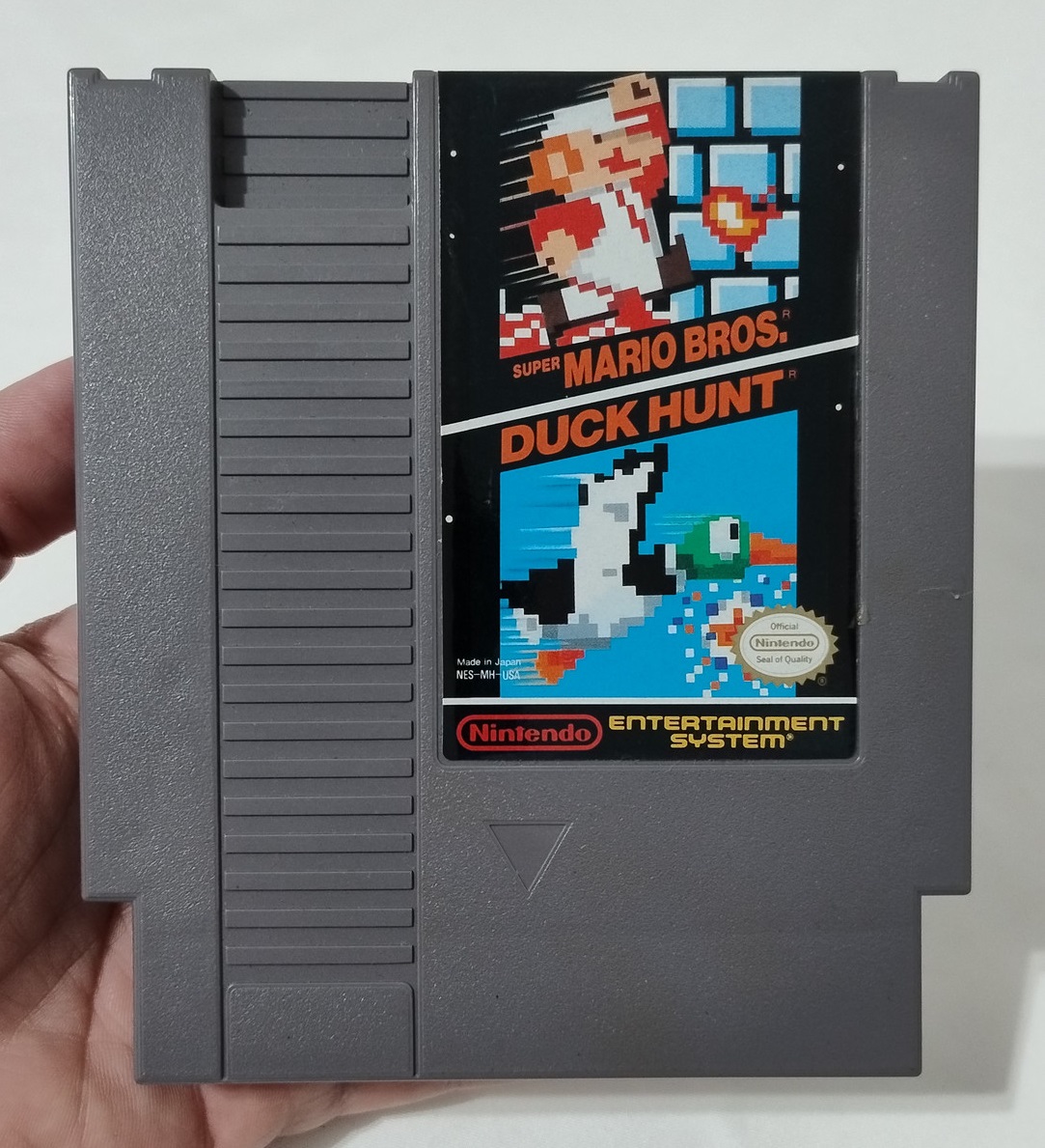 Super Mario e Duck Hunt NES original americano 72 pinos