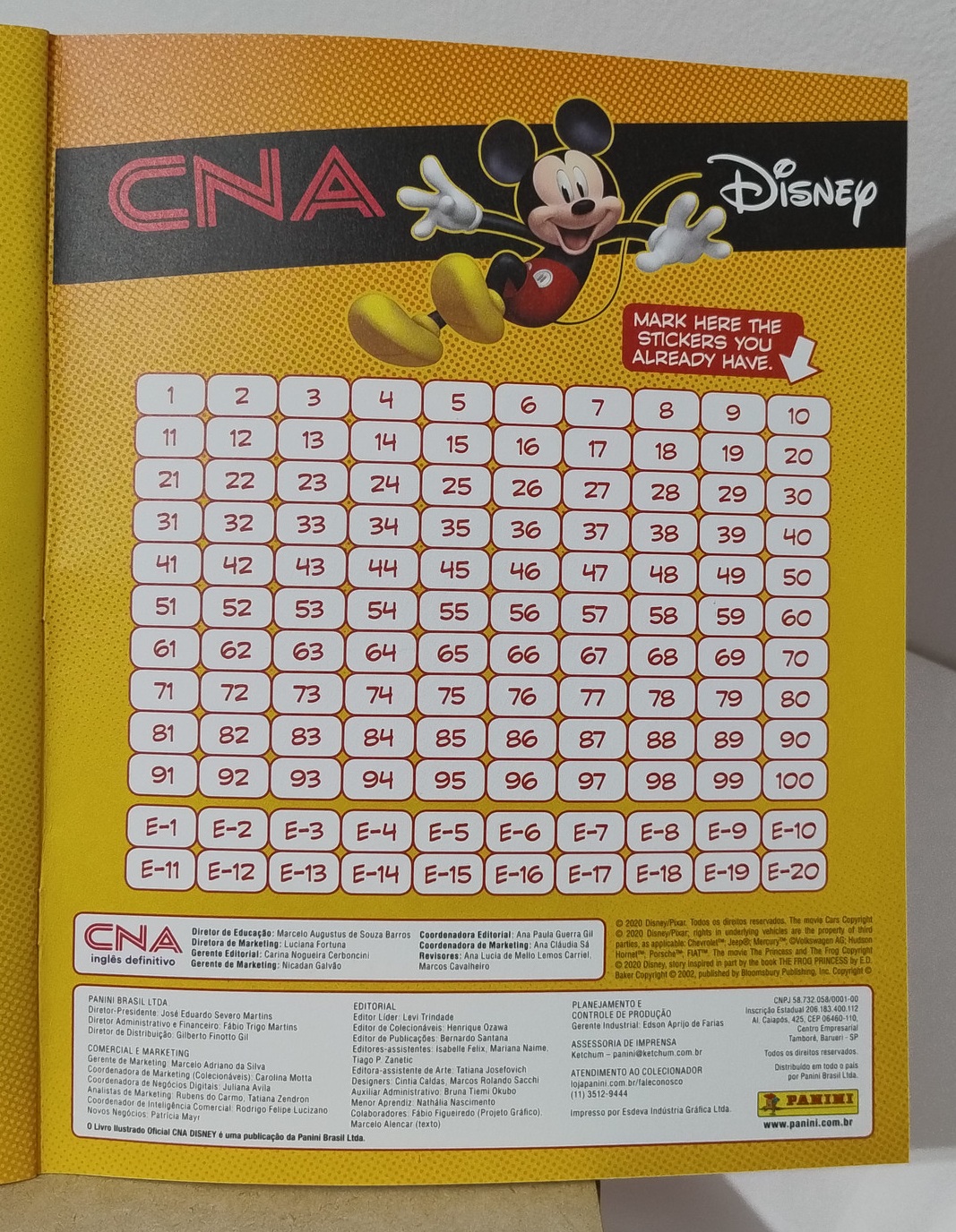 Álbum Walt Disney CNA 2020 completo - Imagem 3