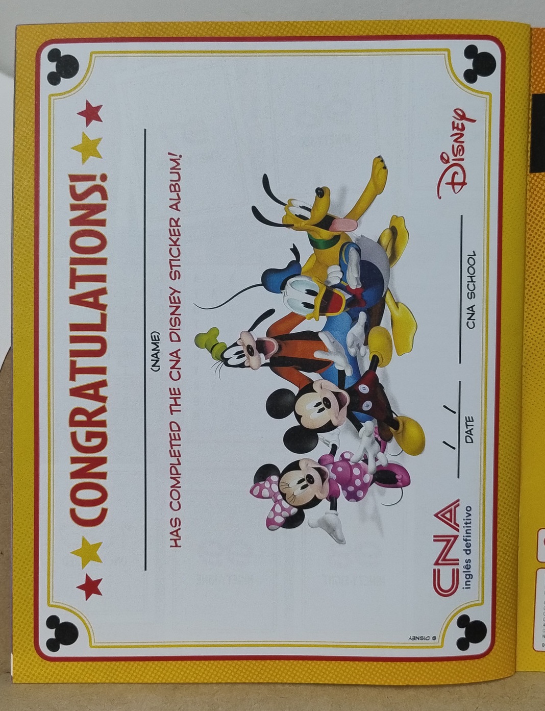 Álbum Walt Disney CNA 2020 completo - Imagem 4