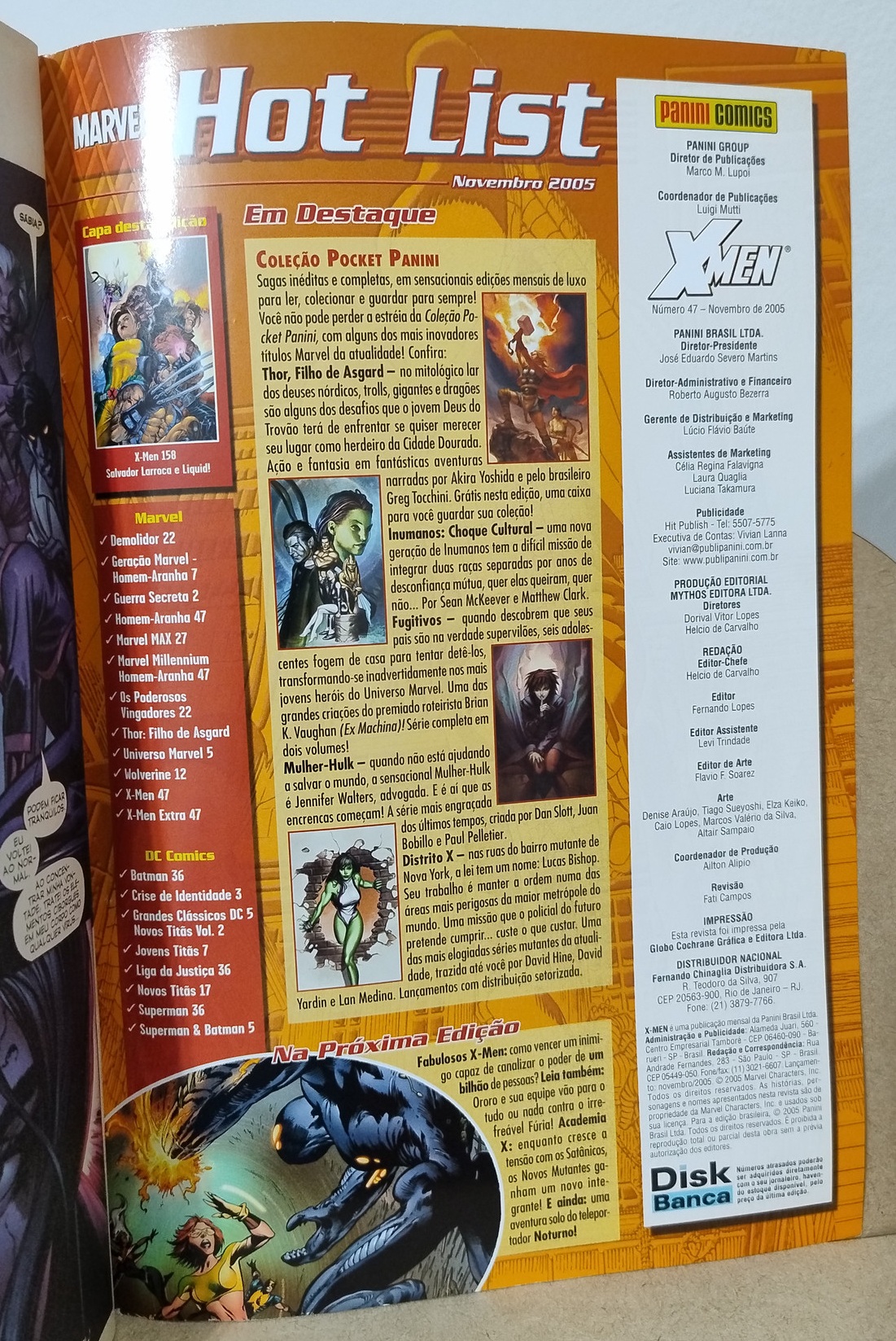 X-Men - Marvel nº 47. Nov/2005 - Imagem 3