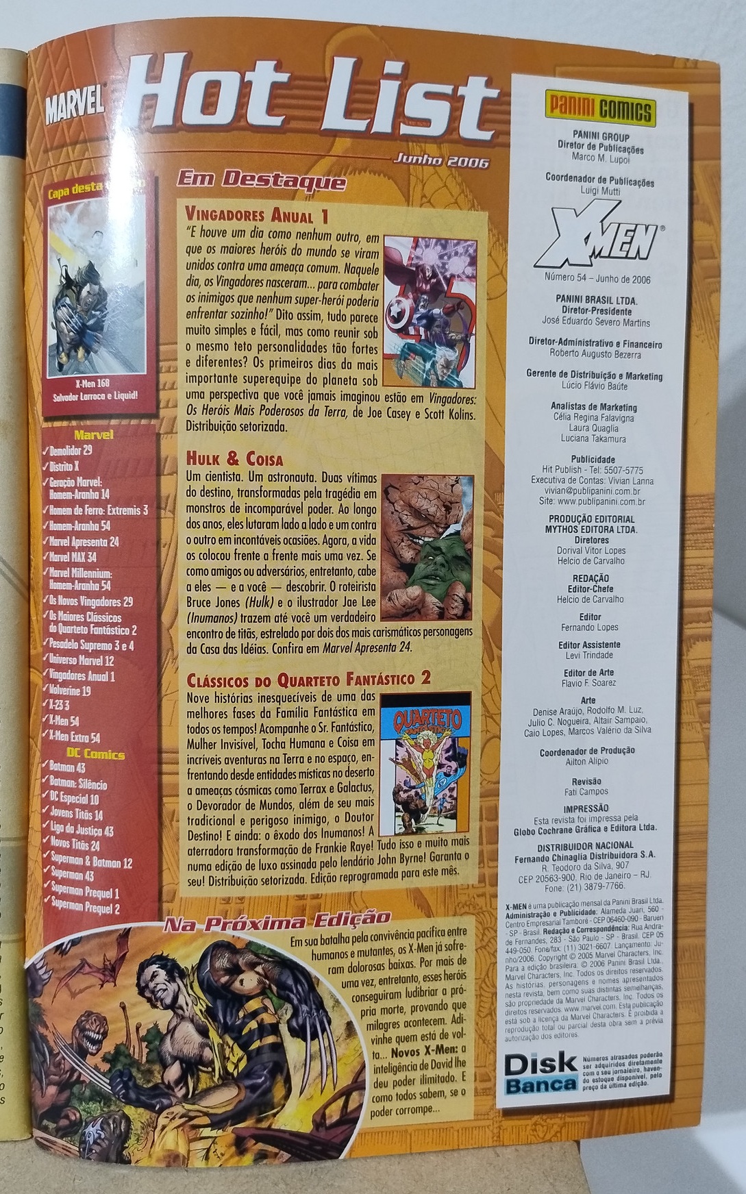 X-Men - Marvel nº 54. Jun/2006 - Imagem 3