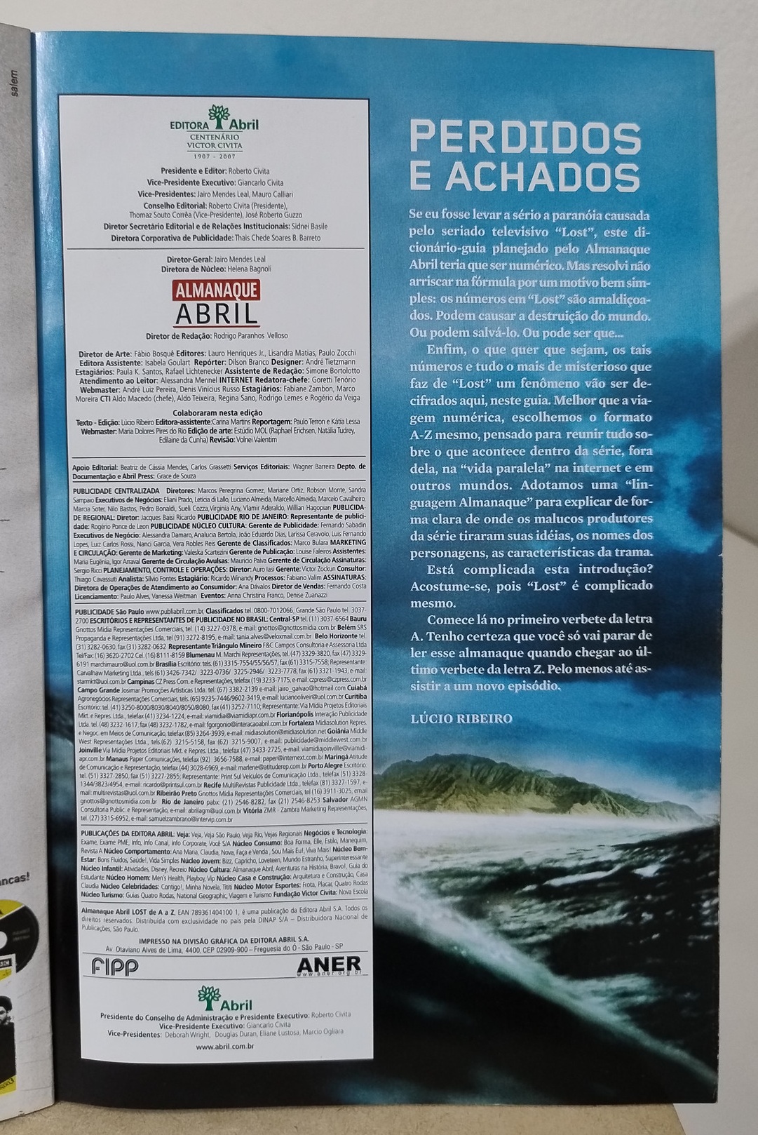 Almanaque Abril - Lost de A a Z. 2007 - Imagem 4