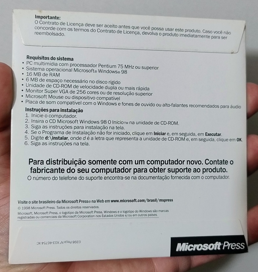 Windows 98 O Início - CD mídia original - Imagem 2