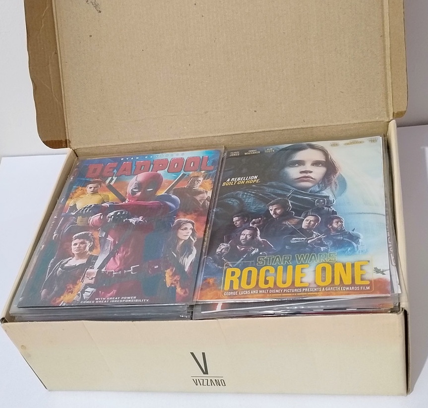 101 filmes diversos. Gravados em DVD.