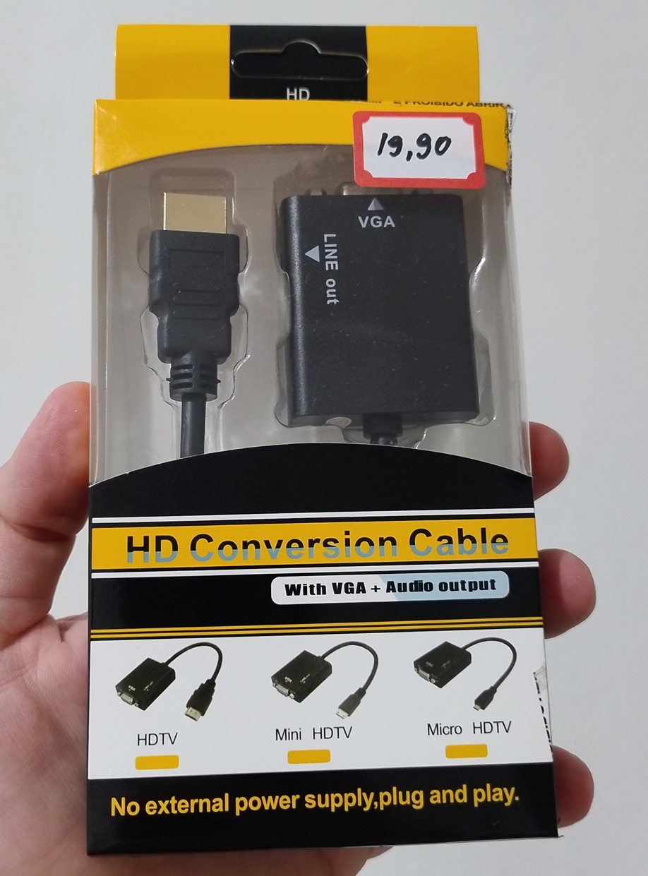 Conversor de HDMI para VGA