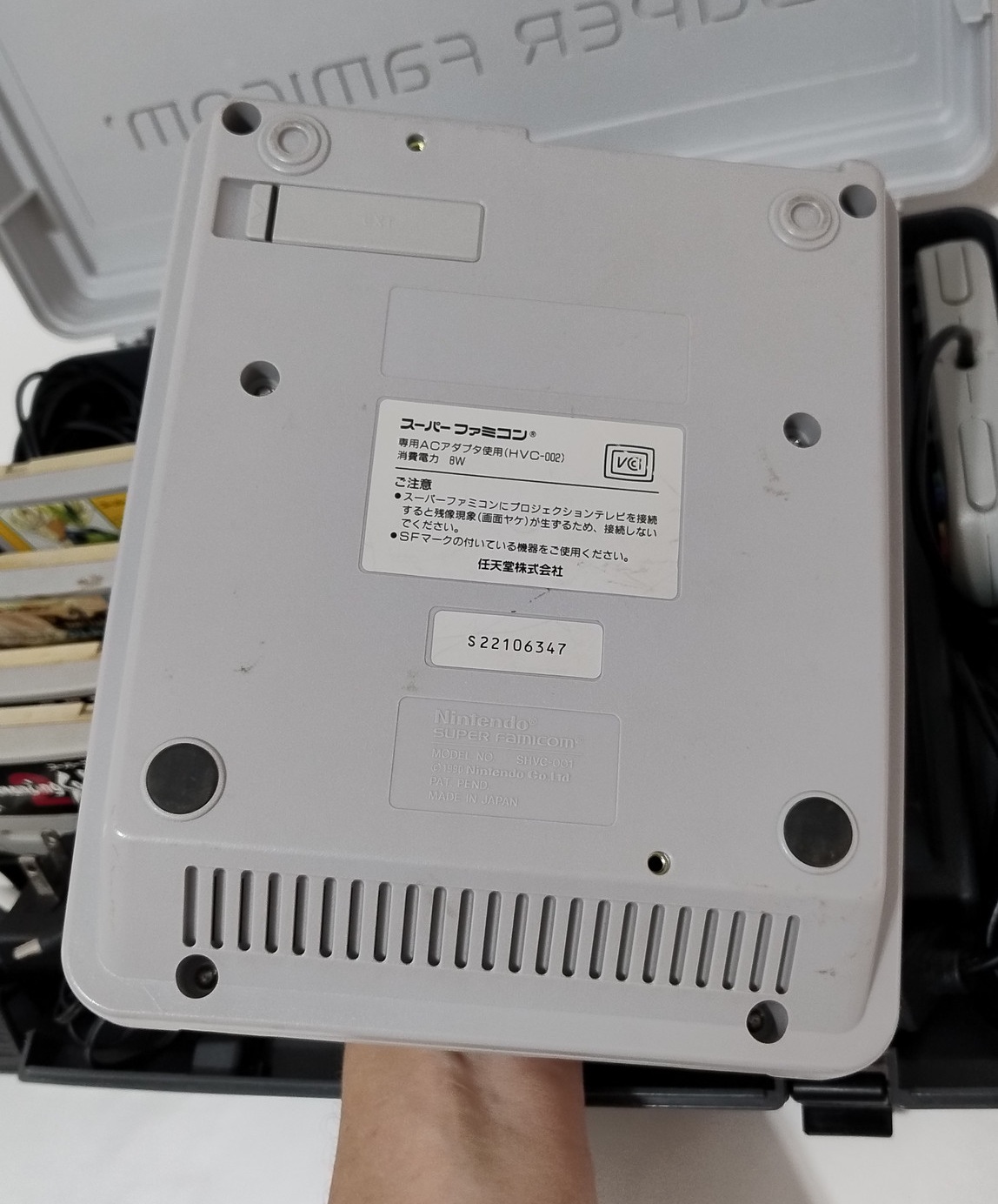 Super Famicon completo e original na Maleta Oficial - Imagem 3