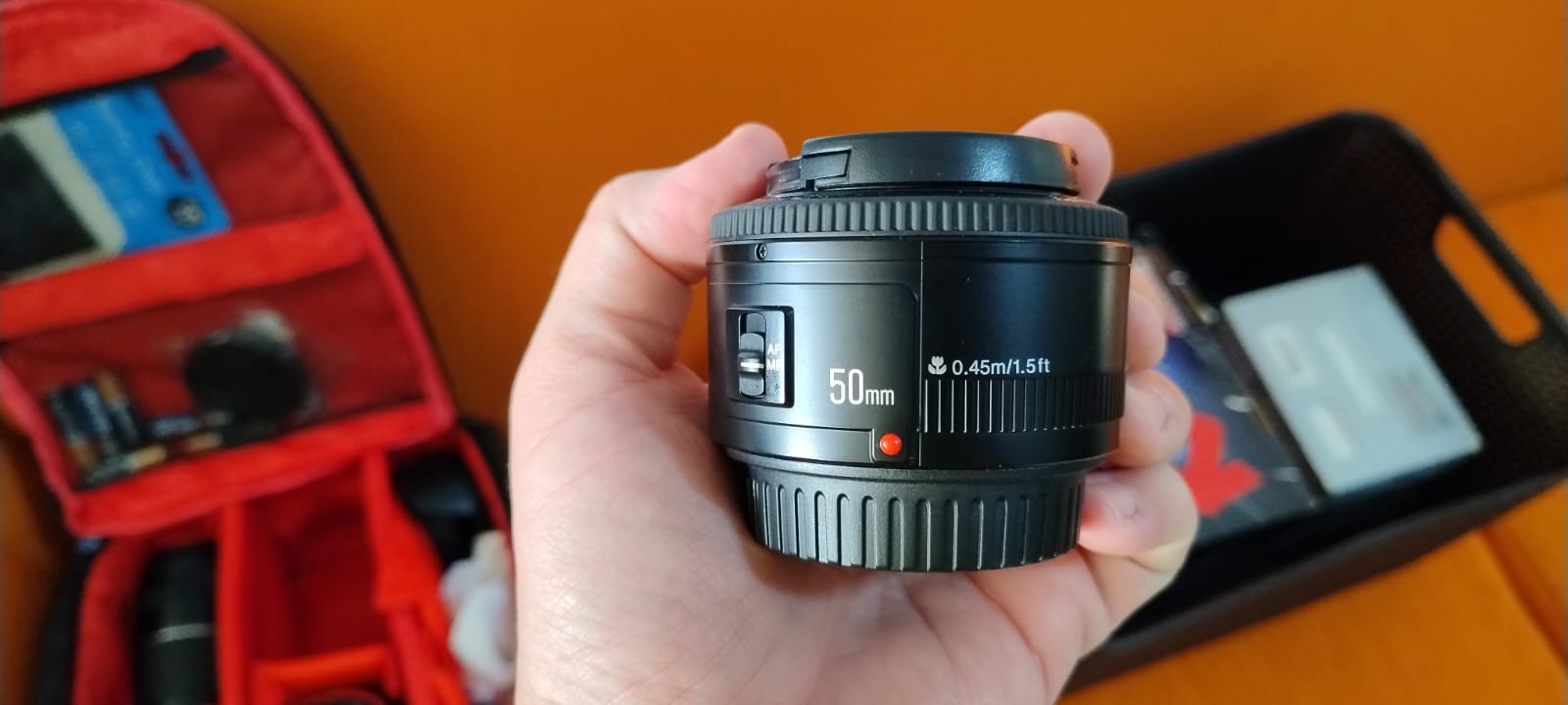 Lente Yongnuo 50mm - Imagem 2