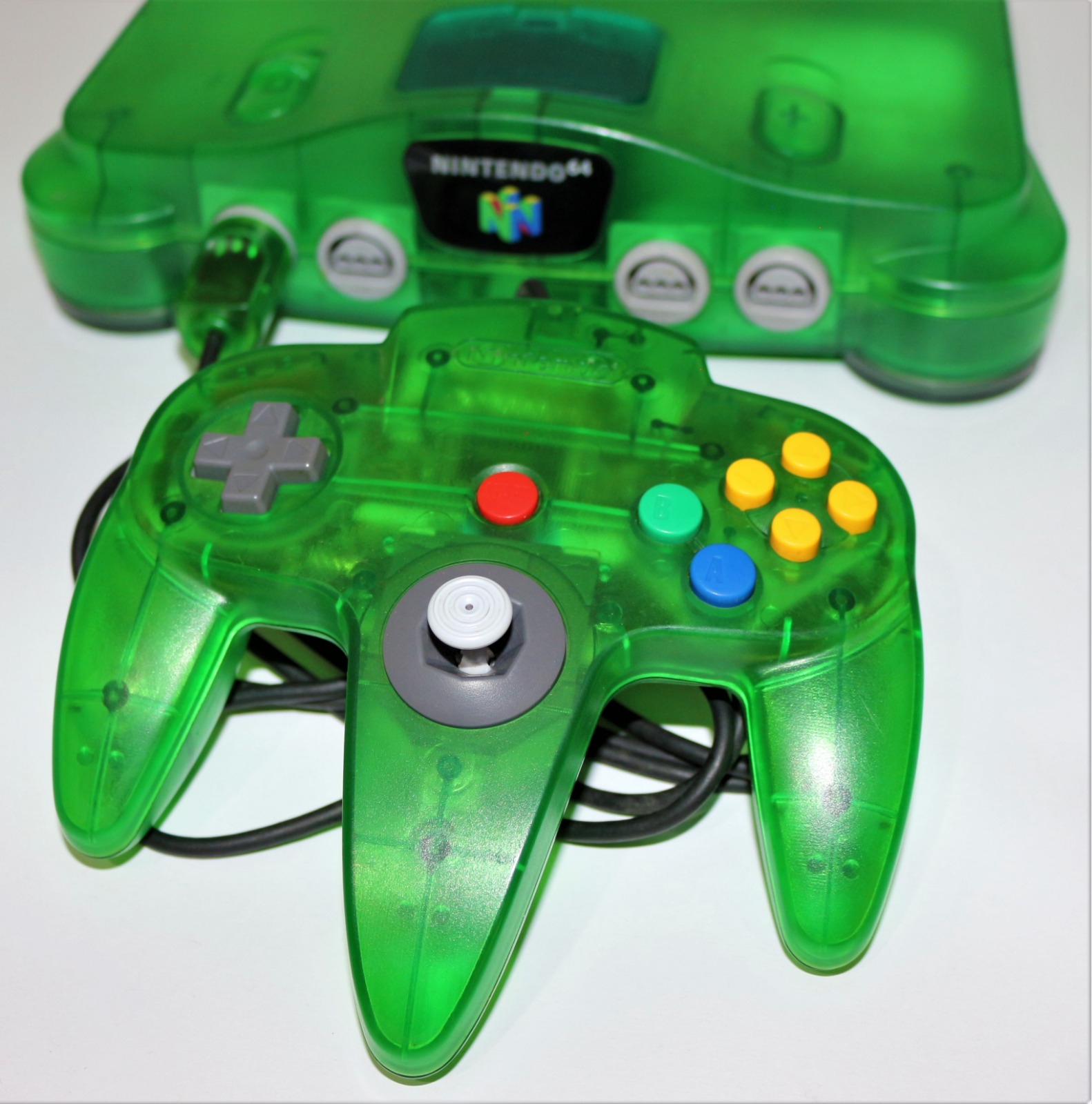 Nintendo 64 Kiwi com controle original - Imagem 3