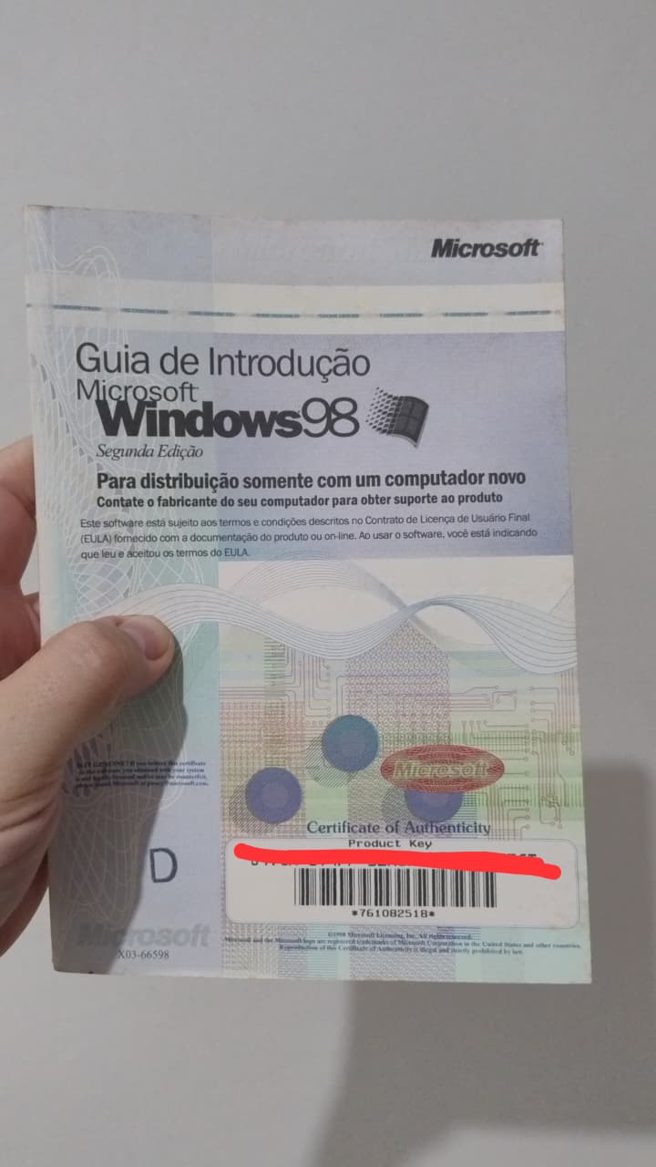 Windows 98 com Manual
