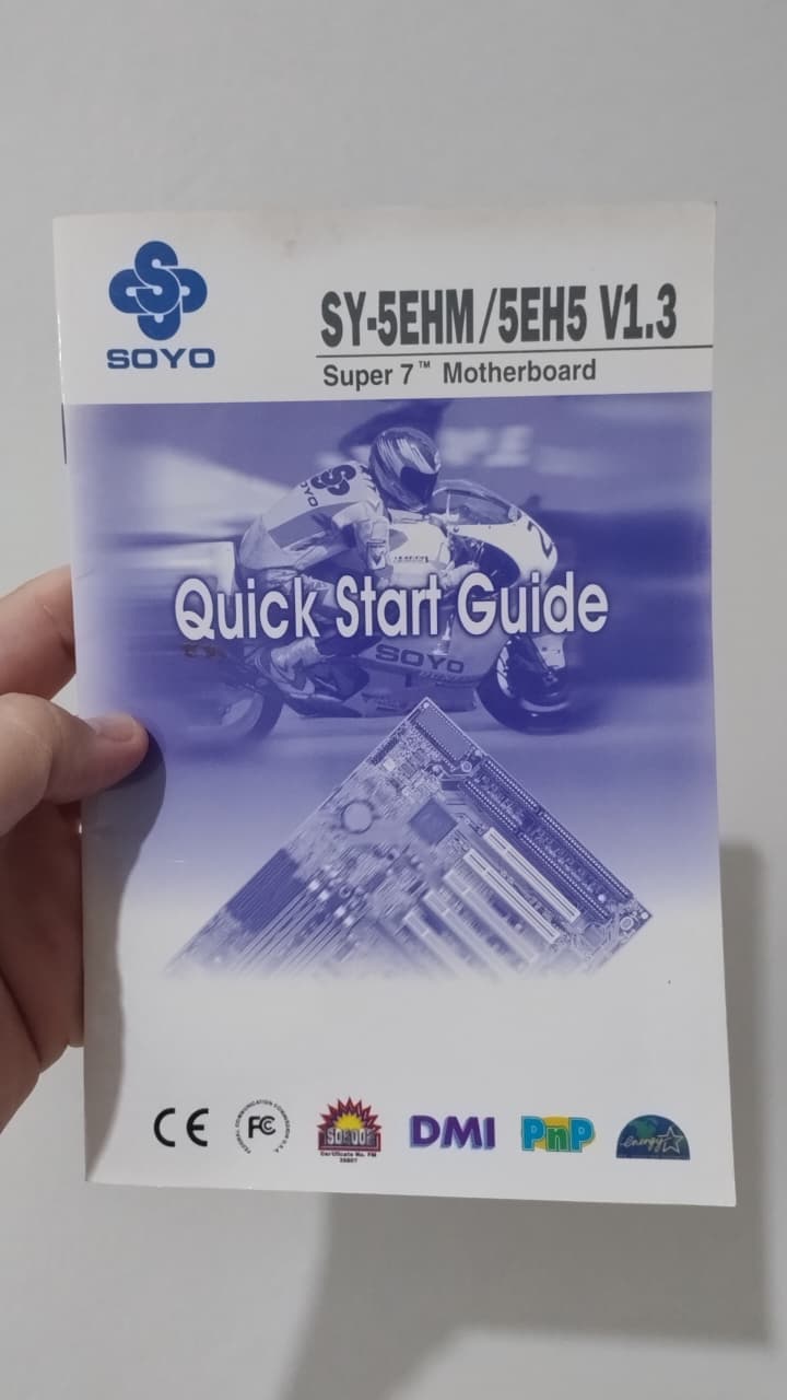 Manual da Motherboard Soyo SY-5EHM